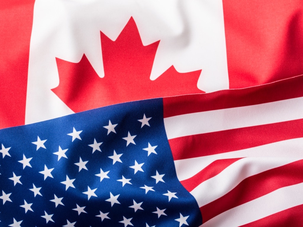 North American Clients US and Canada Flags